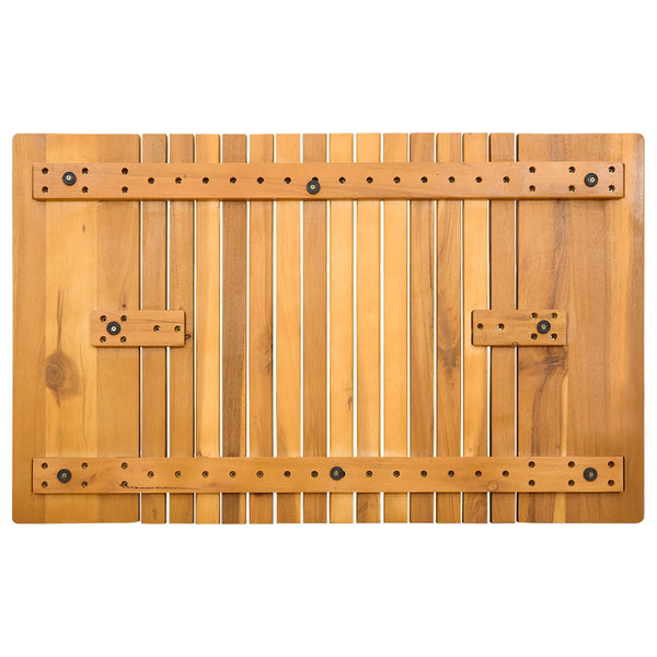 Holz Badematte Braun 81x50cm