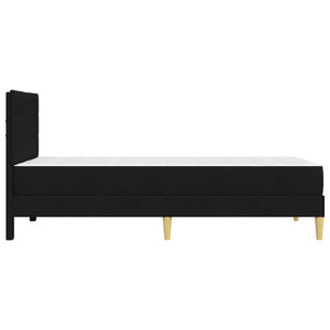 Schwarzes Bettgestell 90x200 cm
