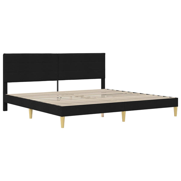 Schwarzes Bettgestell 180x200 cm
