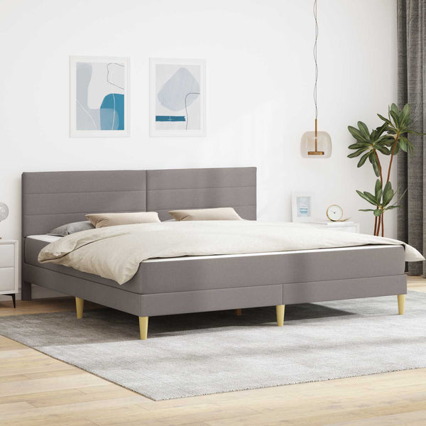 Bettrahmen Taupe 200x200 cm