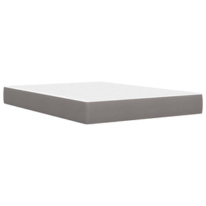 Bettgestell mit Matratze Taupe 120x190 cm