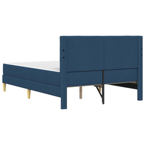 Bettgestell mit Matratze Blau 120x190 cm