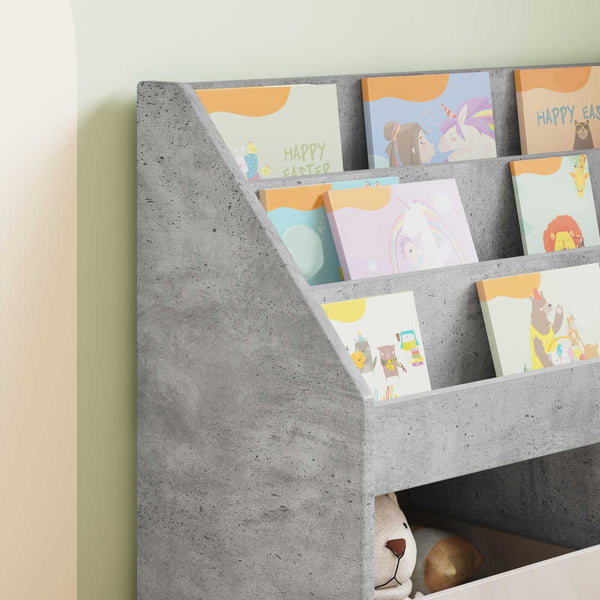 Kinderregal Beton Grau 72,5 cm