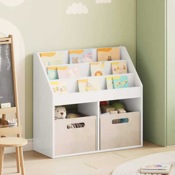 Kinderregal Weiß Hochglanz