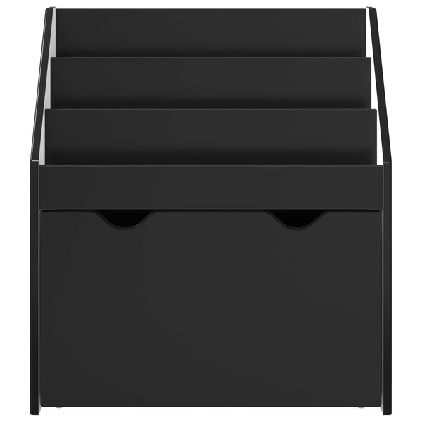 Schwarzes Kinderregal 60x29,5x69cm