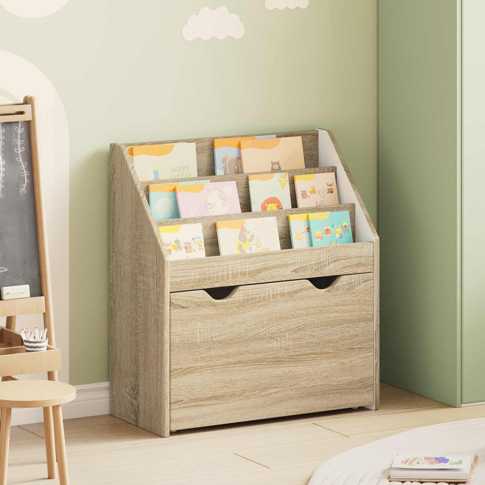 Kinderregal Sonoma Eiche 60 cm