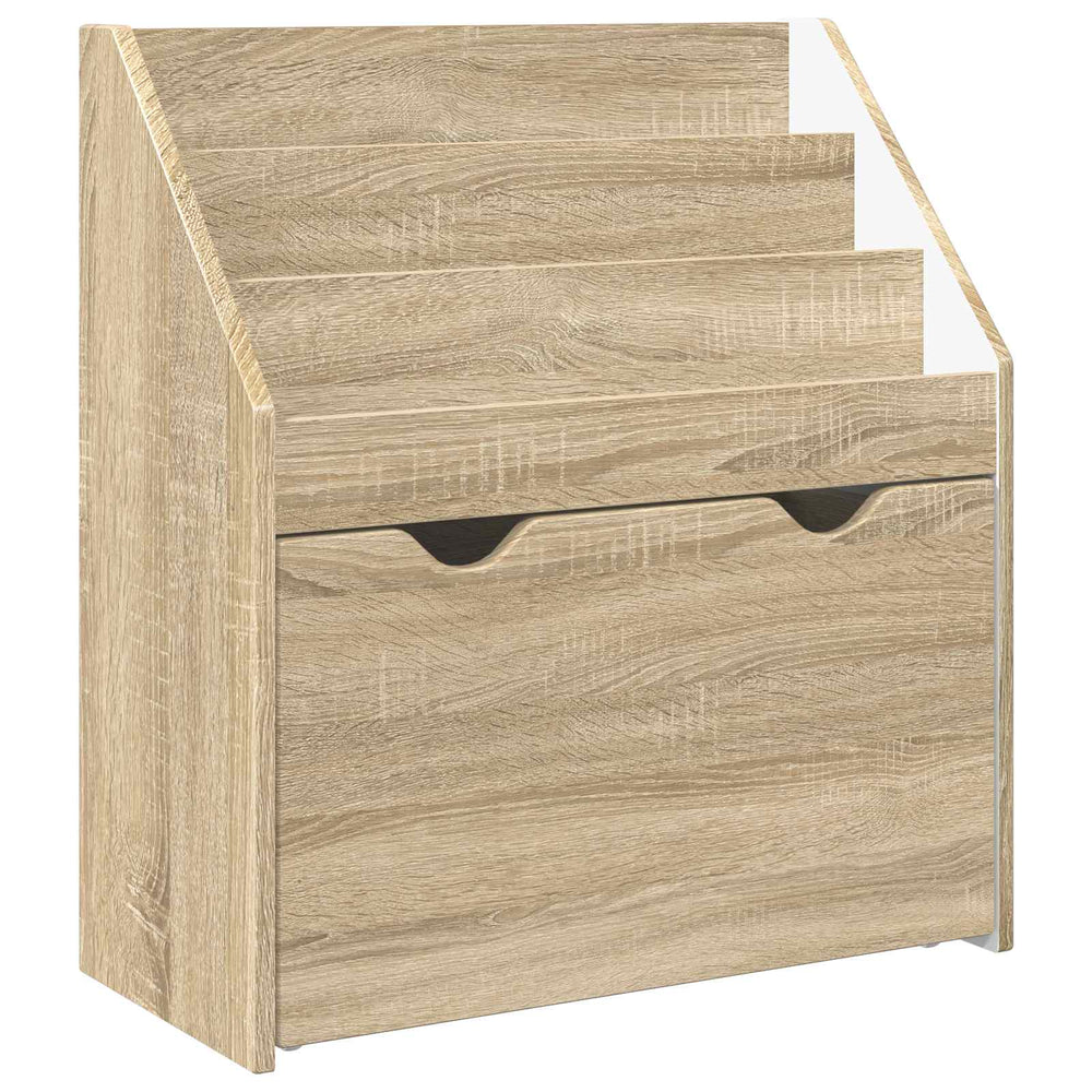 vidaXL Étagère pour enfants chêne Sonoma 60 x 29,5 x 69 cm bois d'ingénierie