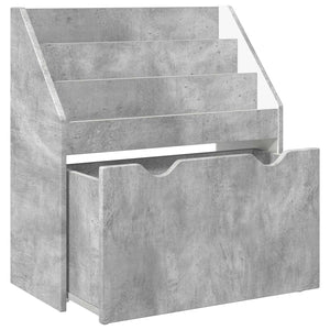 Kinderregal Beton Grau 60 cm