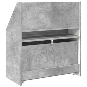Kinderregal Beton Grau 60 cm