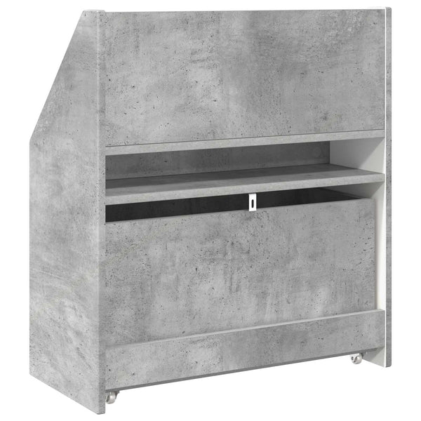 Kinderregal Beton Grau 60 cm