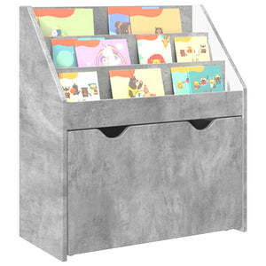Kinderregal Beton Grau 60 cm