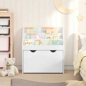 Kinderregal Weiß Hochglanz, 60cm