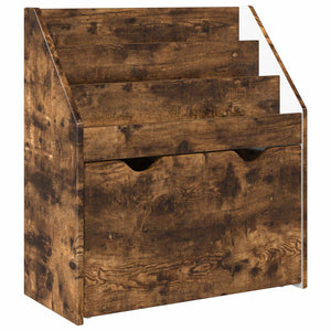vidaXL Étagère pour enfants Chêne fumé 60 x 29,5 x 69 cm Bois d'ingénierie