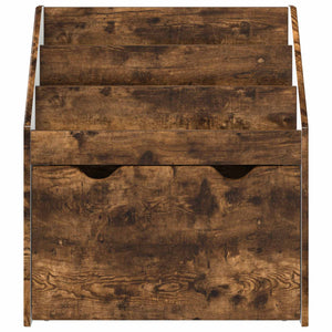 vidaXL Étagère pour enfants Chêne fumé 60 x 29,5 x 69 cm Bois d'ingénierie