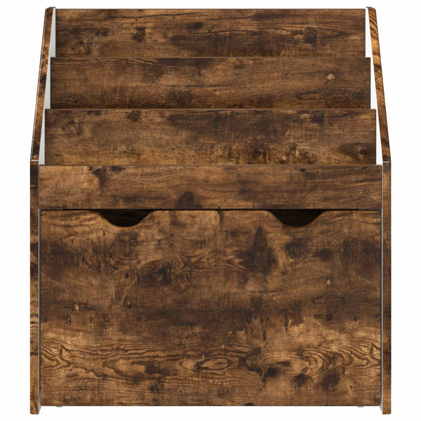 vidaXL Étagère pour enfants Chêne fumé 60 x 29,5 x 69 cm Bois d'ingénierie