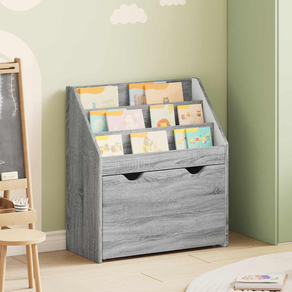Kinderregal Sonoma Grau 60 cm