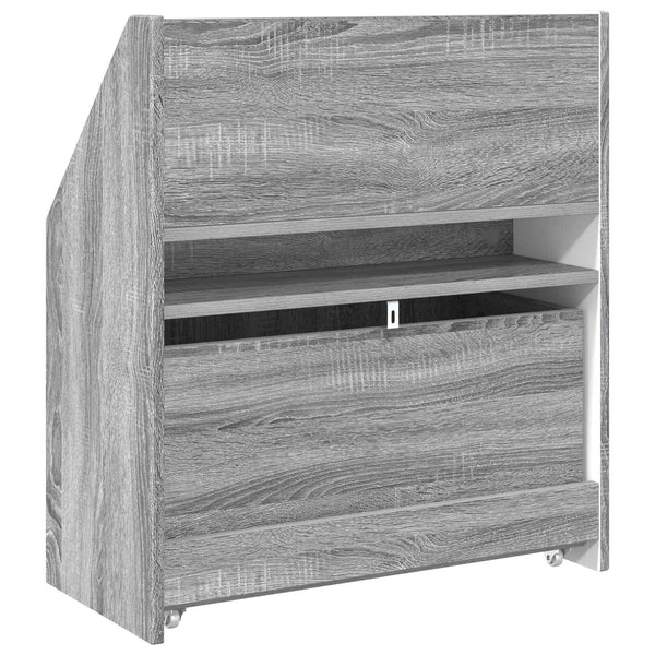 Kinderregal Sonoma Grau 60 cm