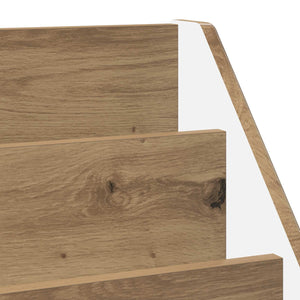 vidaXL Étagère enfant chêne artisanat 60x29,5x69 cm bois d'ingénierie