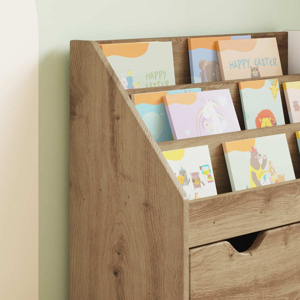 vidaXL Étagère enfant chêne artisanat 60x29,5x69 cm bois d'ingénierie
