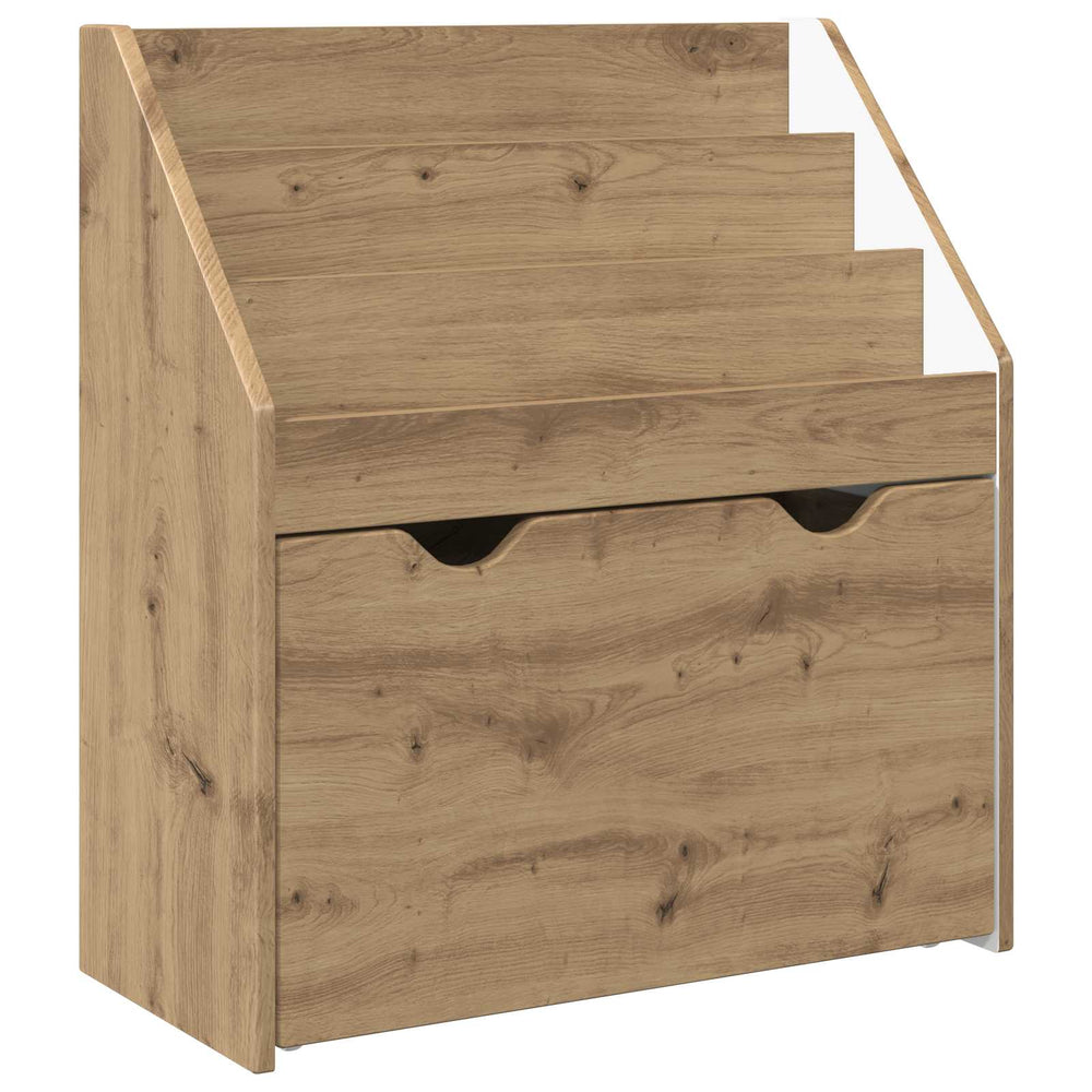 vidaXL Étagère enfant chêne artisanat 60x29,5x69 cm bois d'ingénierie