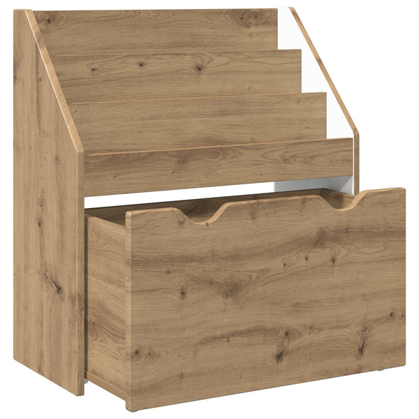 vidaXL Étagère enfant chêne artisanat 60x29,5x69 cm bois d'ingénierie