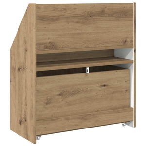 vidaXL Étagère enfant chêne artisanat 60x29,5x69 cm bois d'ingénierie