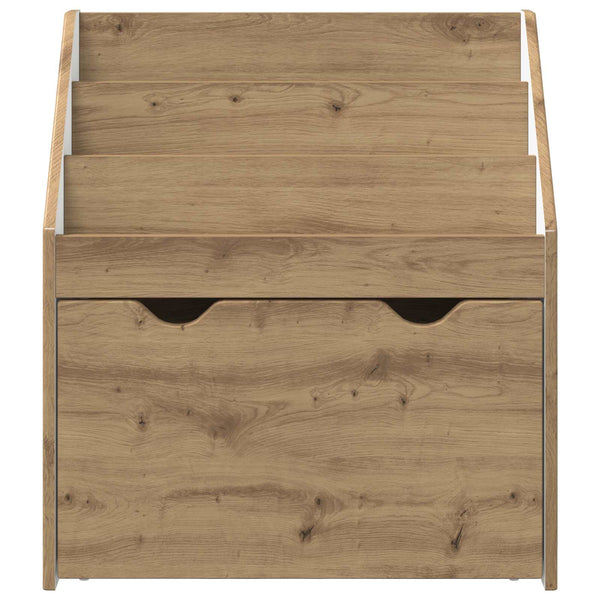 vidaXL Étagère enfant chêne artisanat 60x29,5x69 cm bois d'ingénierie