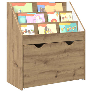 vidaXL Étagère enfant chêne artisanat 60x29,5x69 cm bois d'ingénierie