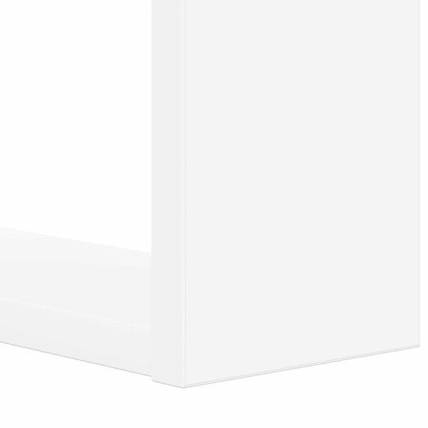 Weißes Bücherregal, 52 cm, Holzwerkstoff