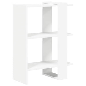 Weißes Bücherregal, 52 cm, Holzwerkstoff