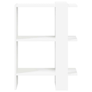 Weißes Bücherregal, 52 cm, Holzwerkstoff