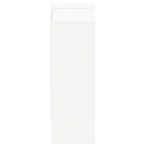 Weißes Bücherregal, 52 cm, Holzwerkstoff