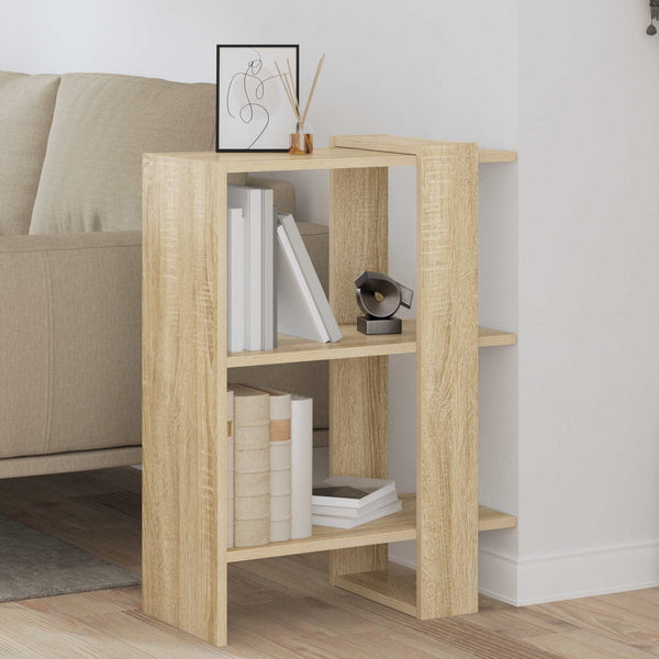 vidaXL Bibliothèque chêne Sonoma 52 x 25 x 71,5 cm, bois d'ingénierie