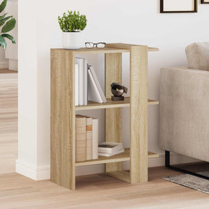 vidaXL Bibliothèque chêne Sonoma 52 x 25 x 71,5 cm, bois d'ingénierie