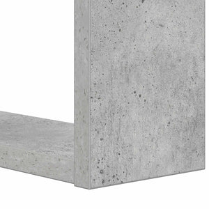 Beton Grau Bücherregal, 71,5cm