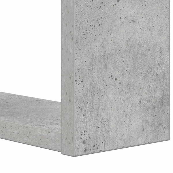 Beton Grau Bücherregal, 71,5cm
