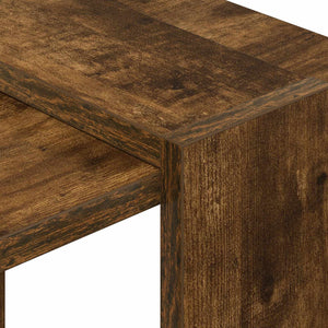 vidaXL Bibliothèque Chêne fumé 52 x 25 x 71,5 cm Bois d'ingénierie
