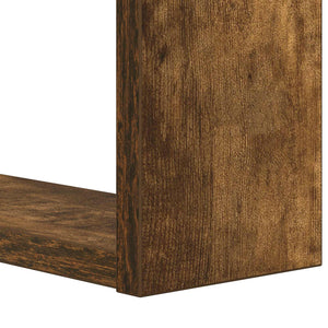 vidaXL Bibliothèque Chêne fumé 52 x 25 x 71,5 cm Bois d'ingénierie