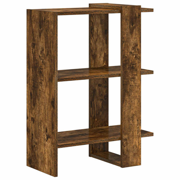 vidaXL Bibliothèque Chêne fumé 52 x 25 x 71,5 cm Bois d'ingénierie