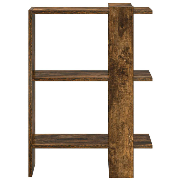 vidaXL Bibliothèque Chêne fumé 52 x 25 x 71,5 cm Bois d'ingénierie