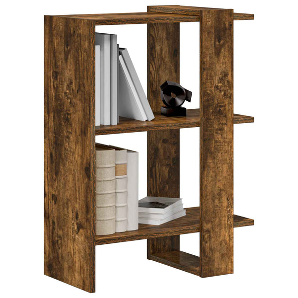 vidaXL Bibliothèque Chêne fumé 52 x 25 x 71,5 cm Bois d'ingénierie