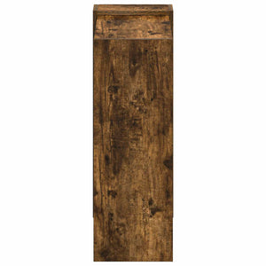 vidaXL Bibliothèque Chêne fumé 52 x 25 x 71,5 cm Bois d'ingénierie