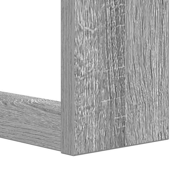 Graues Bücherregal Sonoma, 52 cm