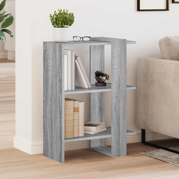 Graues Bücherregal Sonoma, 52 cm