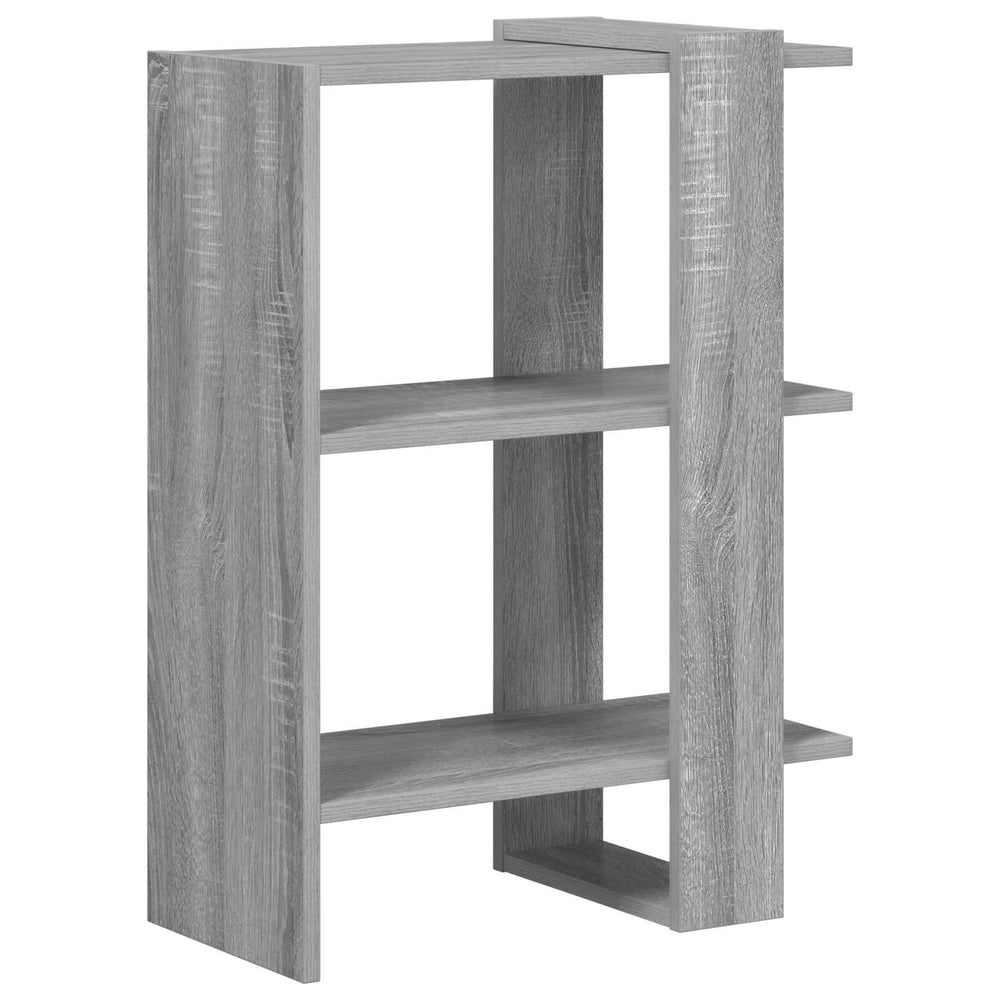 Graues Bücherregal Sonoma, 52 cm