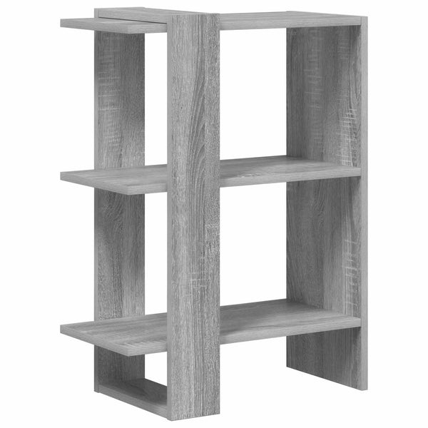 Graues Bücherregal Sonoma, 52 cm