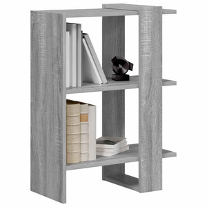 Graues Bücherregal Sonoma, 52 cm