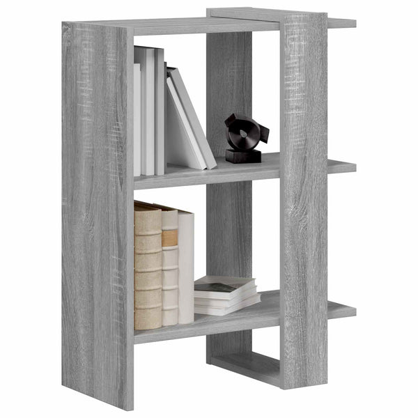Graues Bücherregal Sonoma, 52 cm