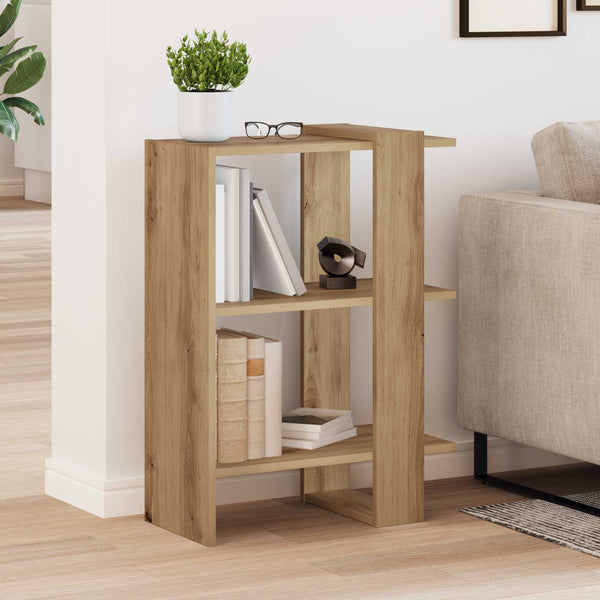 vidaXL Étagère Chêne artisan 52 x 25 x 71,5 cm Bois d'ingénierie