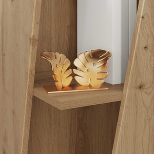 vidaXL Étagère d'appoint Chêne artisan 33 x 32 x 70,5 cm Bois d'ingénierie